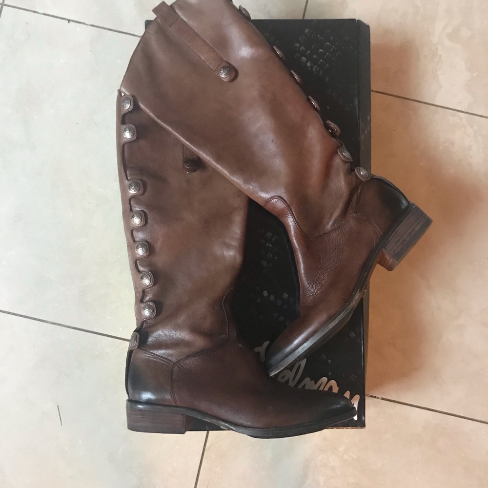 Sam Edelman phallon whisky boot size 8